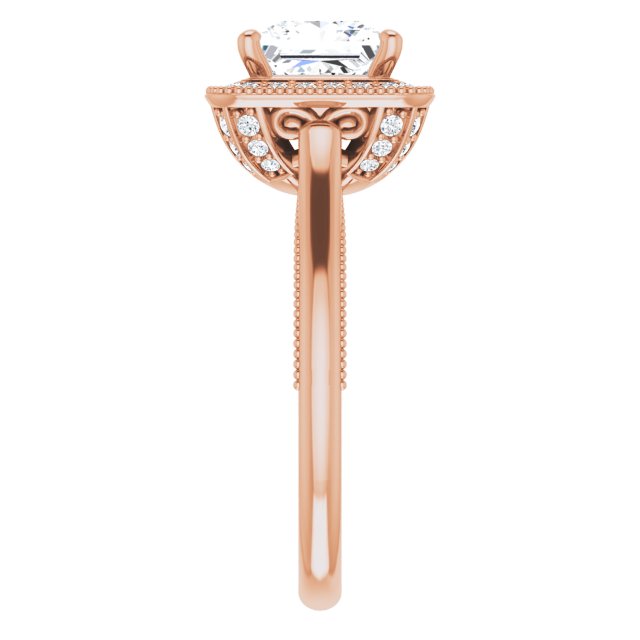 Square Engagement Ring Mounting