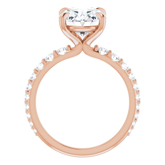 Oval Engagement Ring Mounting
