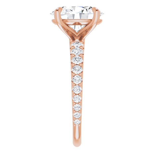 Oval Engagement Ring Mounting