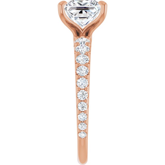 Square Engagement Ring Mounting