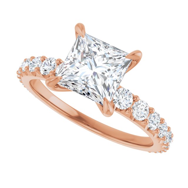 Square Engagement Ring Mounting