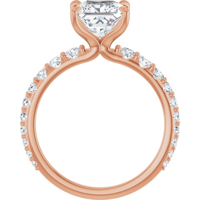 Square Engagement Ring Mounting