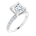 Asscher Engagement Ring Mounting