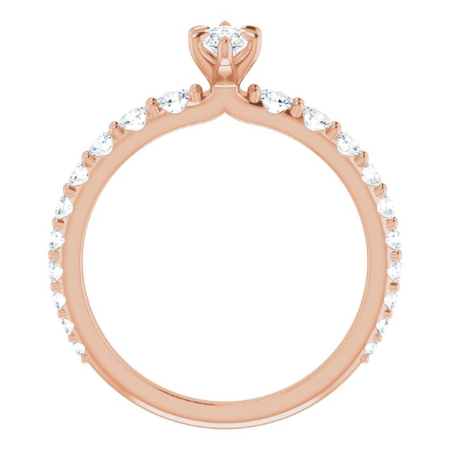 Marquise Engagement Ring Mounting