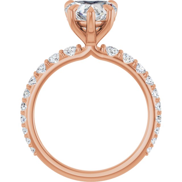 Heart Engagement Ring Mounting