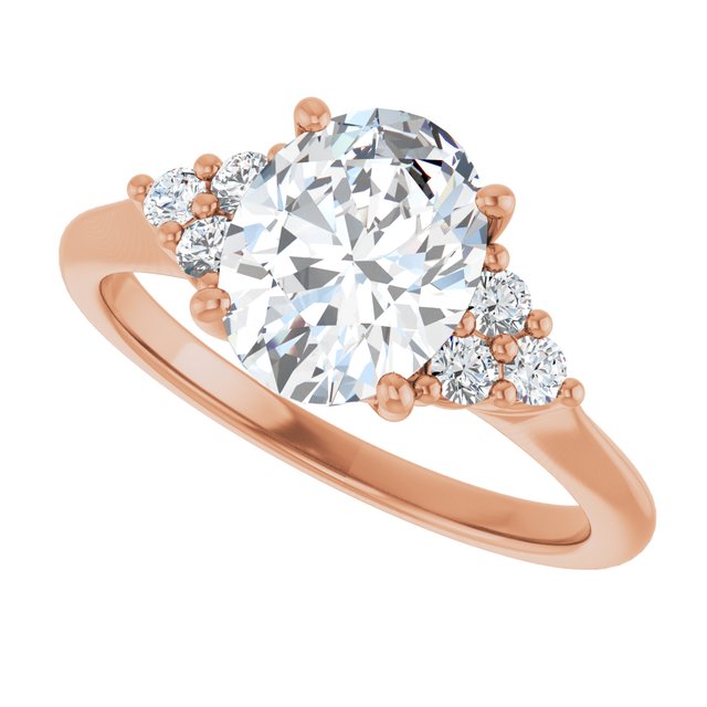 Oval Engagement Ring Mounting
