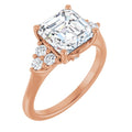 Asscher Engagement Ring Mounting