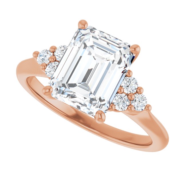 Emerald Engagement Ring Mounting