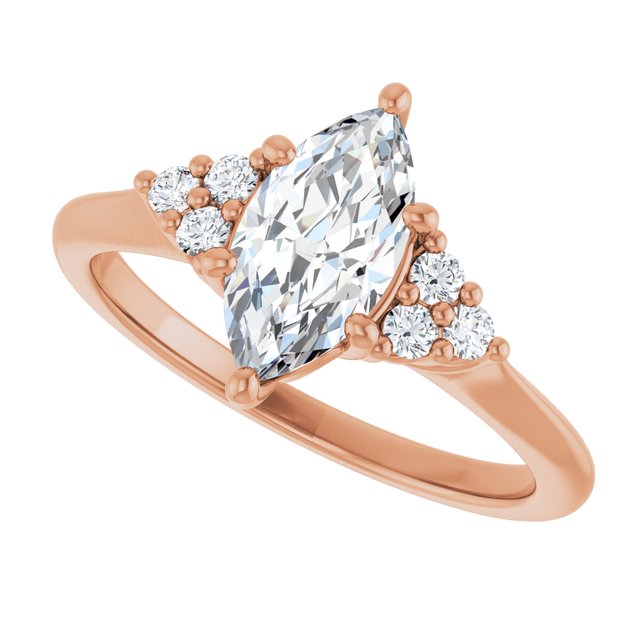 Marquise Engagement Ring Mounting