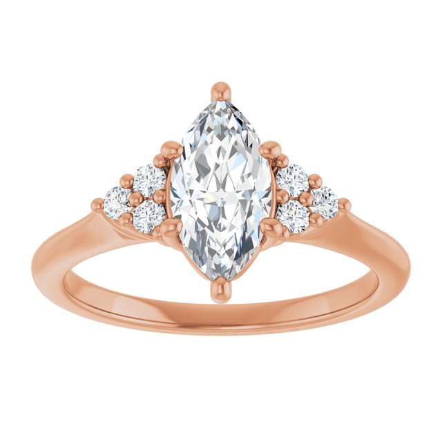 Marquise Engagement Ring Mounting