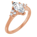Marquise Engagement Ring Mounting
