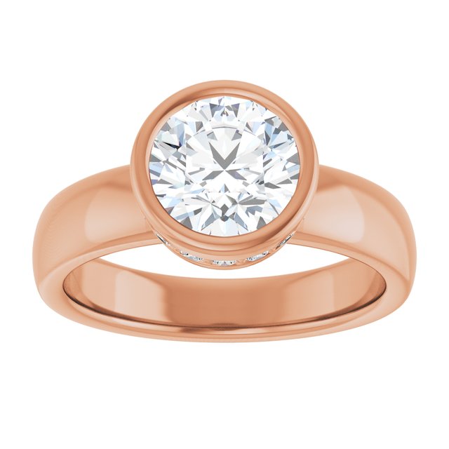 Round Engagement Ring Mounting