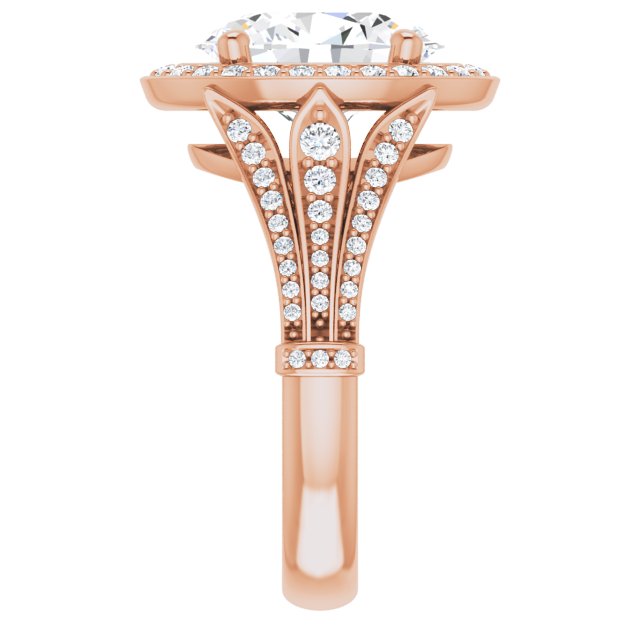 Oval Engagement Ring Mounting