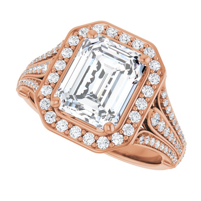 Emerald Engagement Ring Mounting