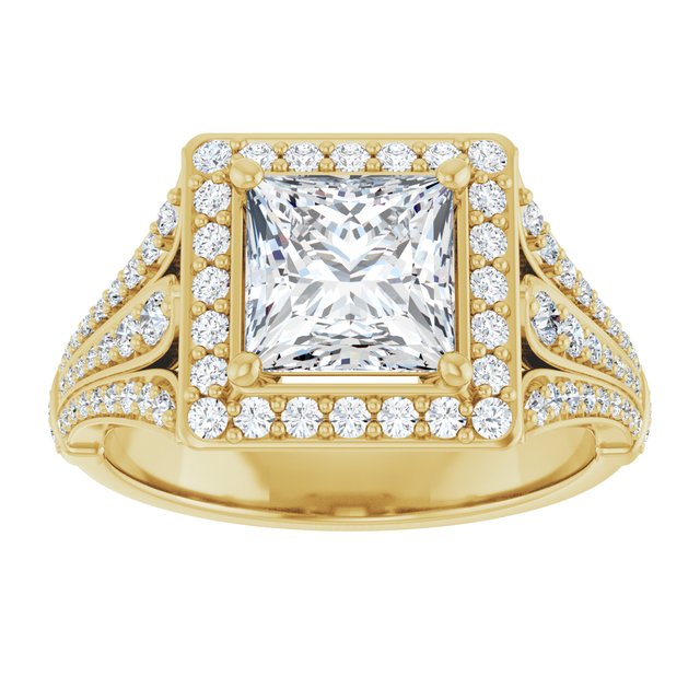 Square Engagement Ring Mounting