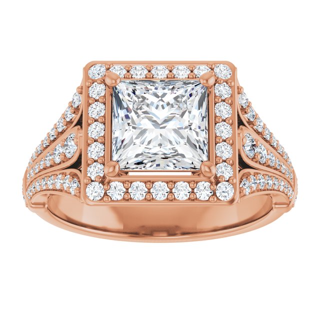 Square Engagement Ring Mounting