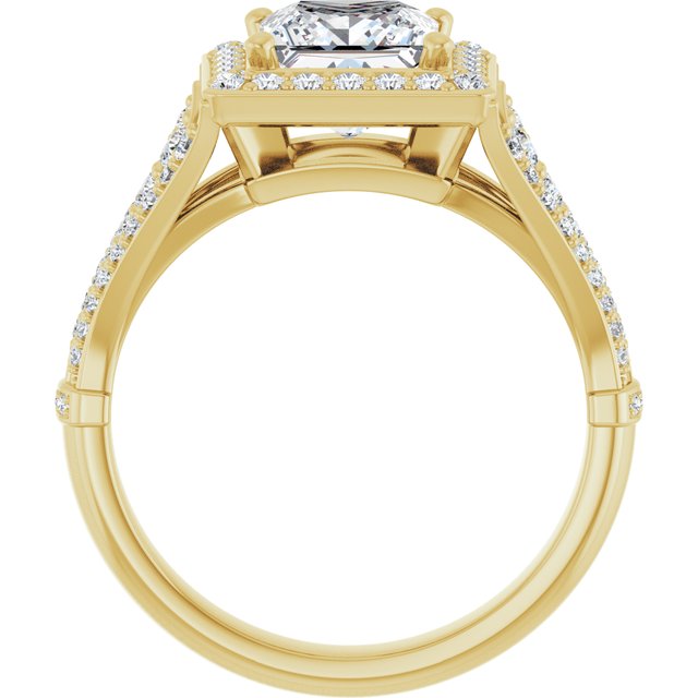 Square Engagement Ring Mounting