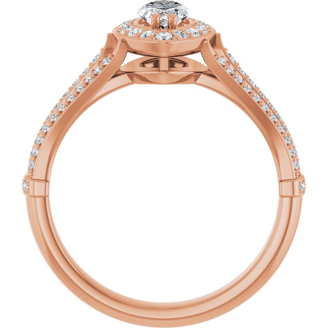 Marquise Engagement Ring Mounting