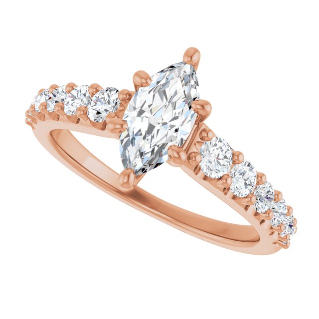 Marquise Engagement Ring Mounting
