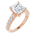 Asscher Engagement Ring Mounting