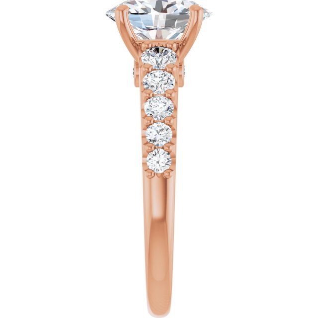 Oval Engagement Ring Mounting