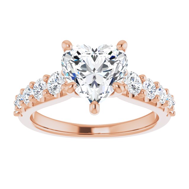 Heart Engagement Ring Mounting