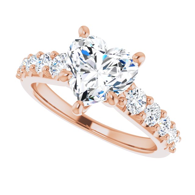 Heart Engagement Ring Mounting