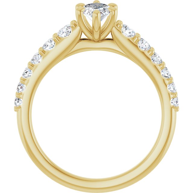 Marquise Engagement Ring Mounting