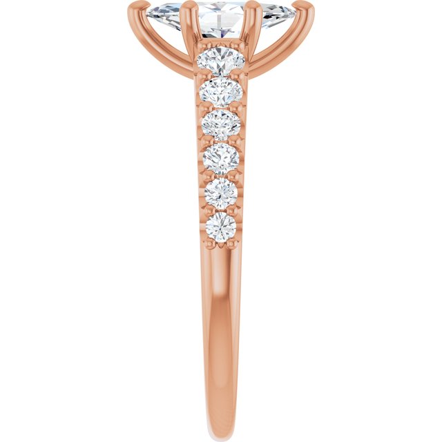 Marquise Engagement Ring Mounting
