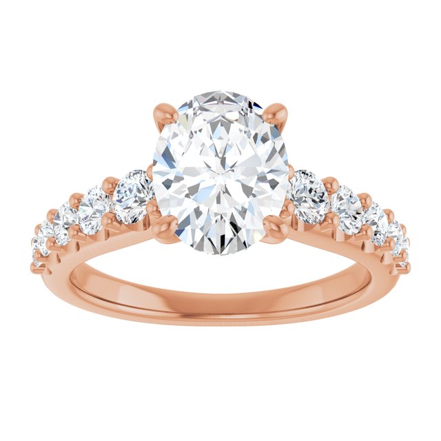 Oval Engagement Ring Mounting