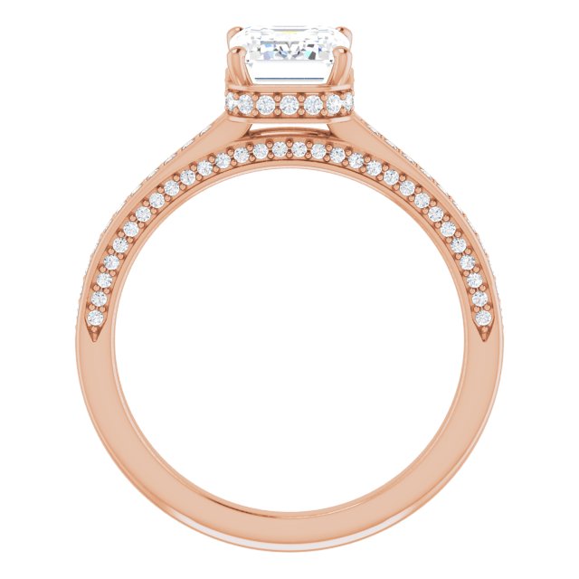 Emerald Engagement Ring Mounting