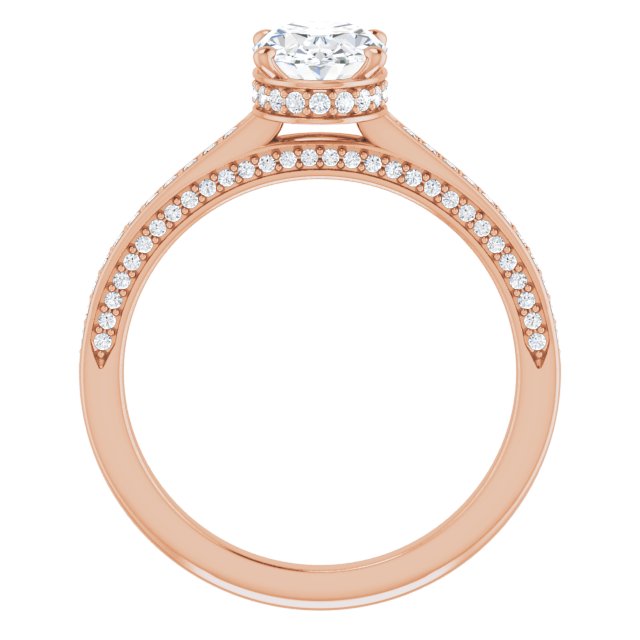 Oval Engagement Ring Mounting