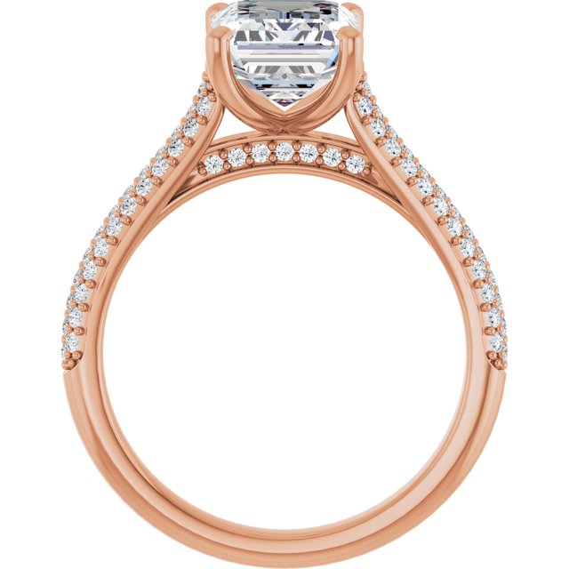 Emerald Engagement Ring Mounting