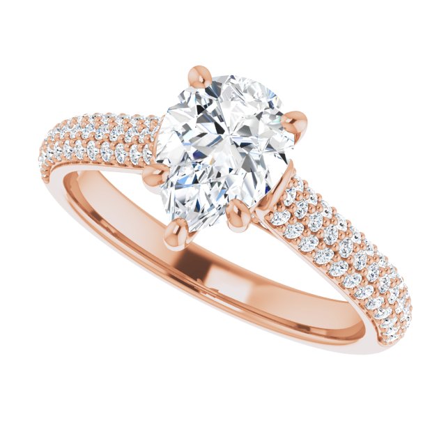 Pear Engagement Ring Mounting