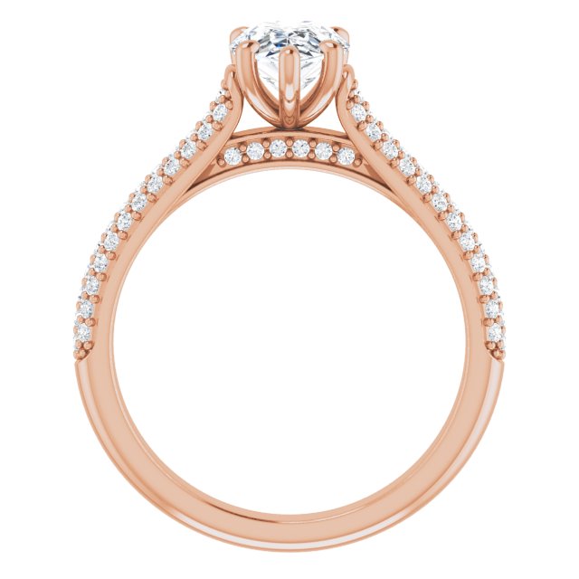 Pear Engagement Ring Mounting