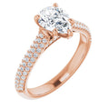 Pear Engagement Ring Mounting