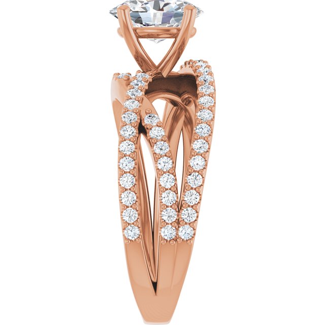 Oval Engagement Ring Mounting