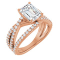 Emerald Engagement Ring Mounting