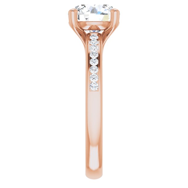 Round Engagement Ring Mounting
