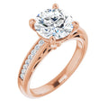 Round Engagement Ring Mounting