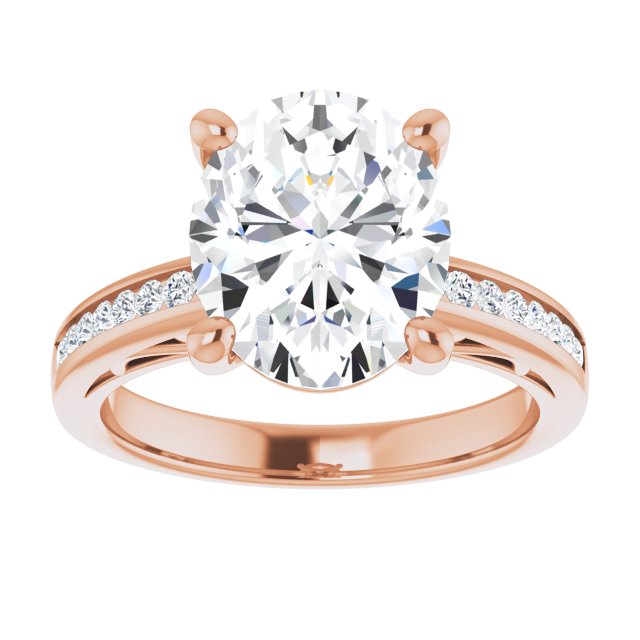 Oval Engagement Ring Mounting