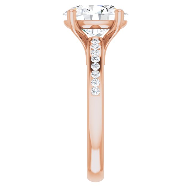 Oval Engagement Ring Mounting