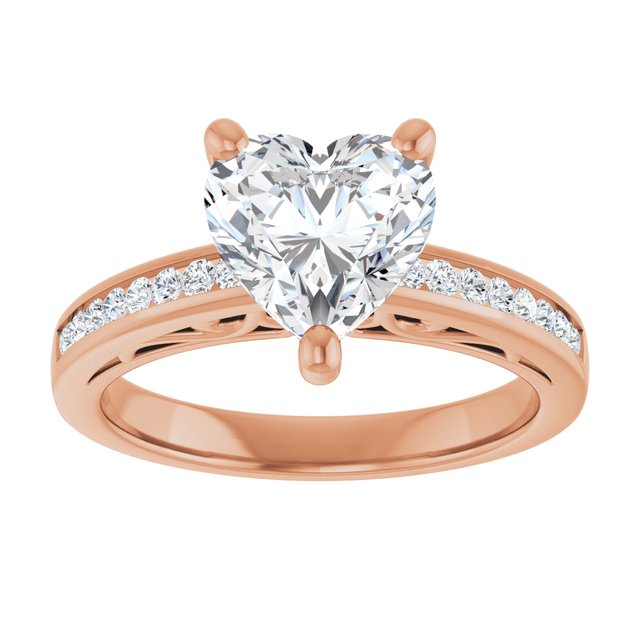 Heart Engagement Ring Mounting