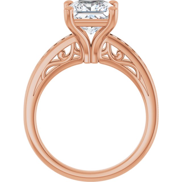 Square Engagement Ring Mounting