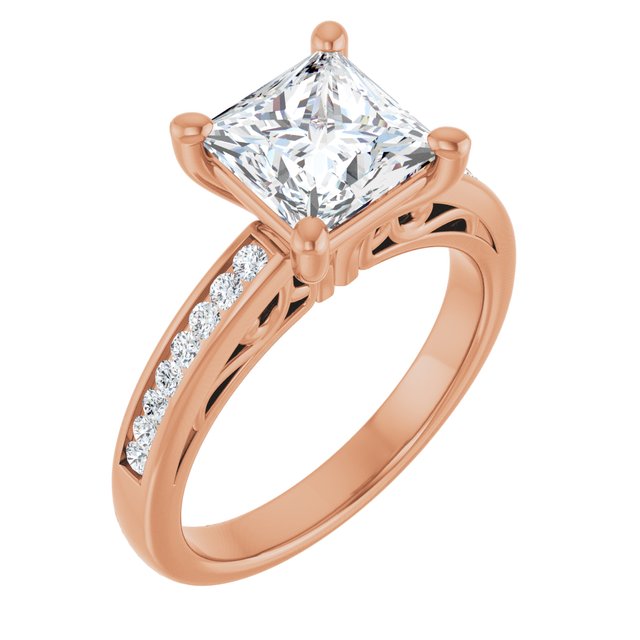 Square Engagement Ring Mounting