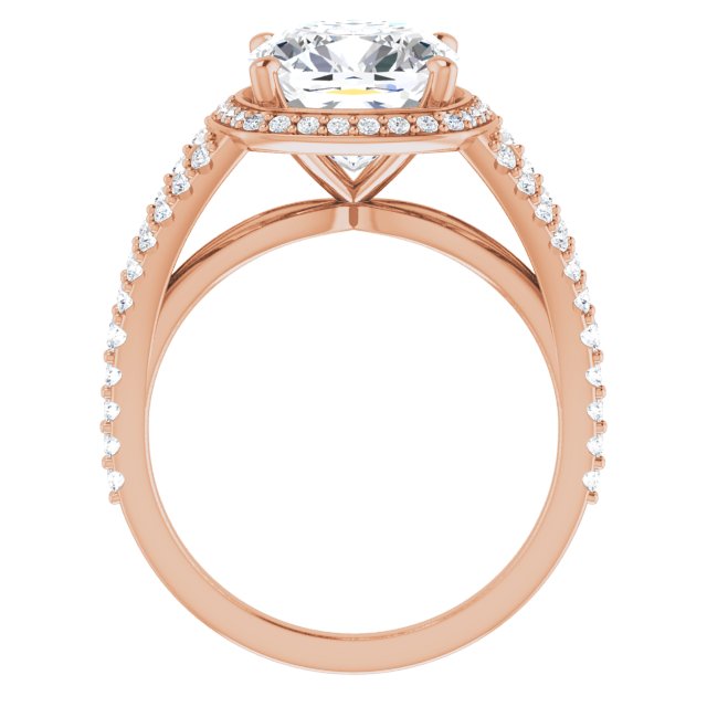 Cushion Engagement Ring Mounting