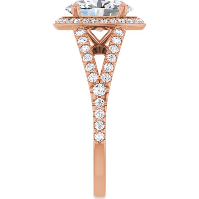 Oval Engagement Ring Mounting