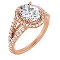 Oval Engagement Ring Mounting