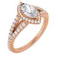 Marquise Engagement Ring Mounting