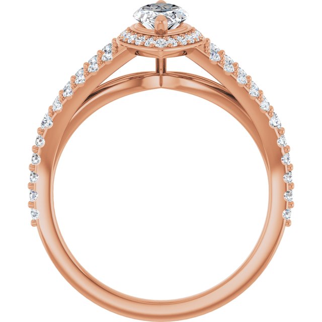 Marquise Engagement Ring Mounting
